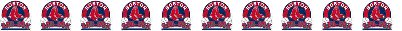 Boston Red Sox - ver. No3 - Grosgrain Ribbon Custom Printed by the Yard - product image  
