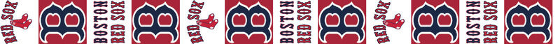 Boston Red Sox - Vertical Design Orientation - Grosgrain Ribbon Custom Printed by the Yard - product image  