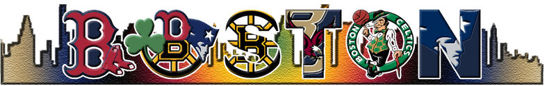 Boston Sports No2 Sox Bruins Patriots Celtics BC Eagles Grosgrain Ribbon Custom Printed by the Yard - product image  