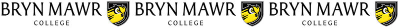 Bryn Mawr College Owls Custom Designed Grosgrain Ribbon Printed by the Yard - product image  