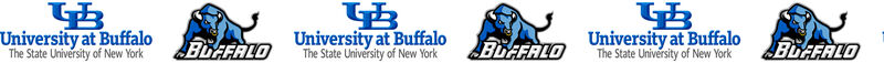 'Buffalo' The State University of New York Custom Designed Grosgrain Ribbon Printed by the Yard - product image  