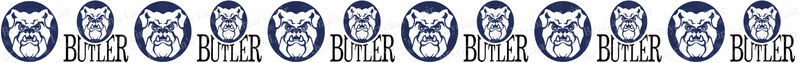 Butler University Bulldogs Custom Designed Grosgrain Ribbon Printed by the Yard - product image  