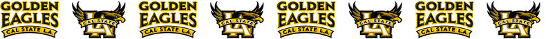 Cal State LA Golden Eagles Custom Designed Grosgrain Ribbon Printed by the Yard - product image  