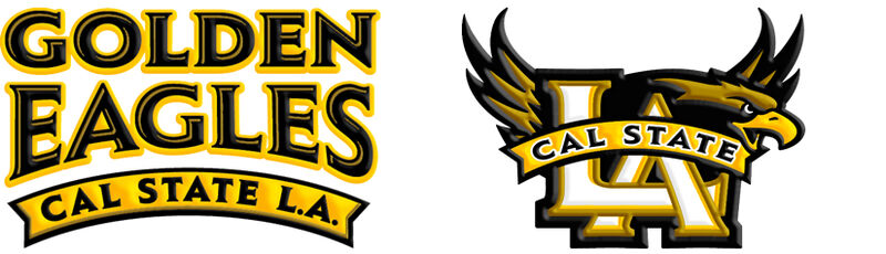Cal State LA Golden Eagles Custom Designed Grosgrain Ribbon Printed by the Yard - product image  