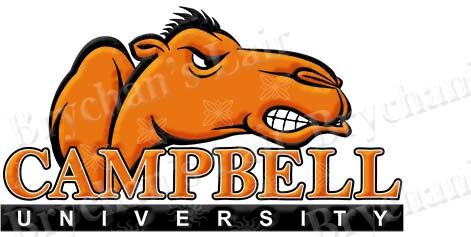 Campbell University Fighting Camels Custom Designed Grosgrain Ribbon Printed by the Yard - product image  