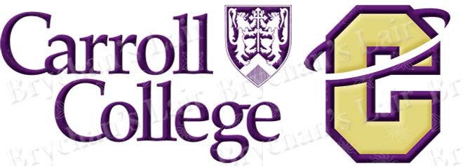 Carroll College Custom Designed Grosgrain Ribbon Printed by the Yard - product image  