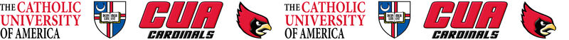 Catholic University Cardinals Custom Designed Grosgrain Ribbon Printed by the Yard - product image  
