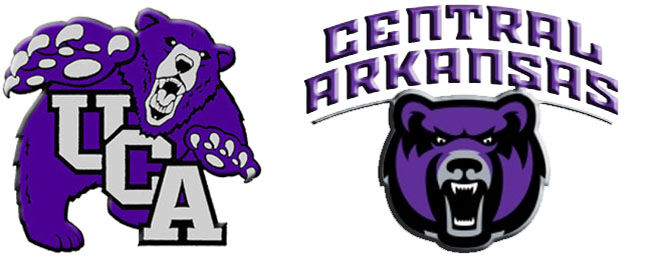 Central Arkansas Bears Custom Designed Grosgrain Ribbon Printed by the Yard - product image  