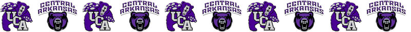 Central Arkansas Bears Custom Designed Grosgrain Ribbon Printed by the Yard - product image  