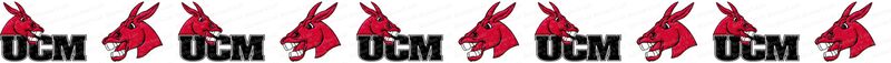 Central Missouri State University Mules Custom Designed Grosgrain Ribbon Printed by the Yard - product image  