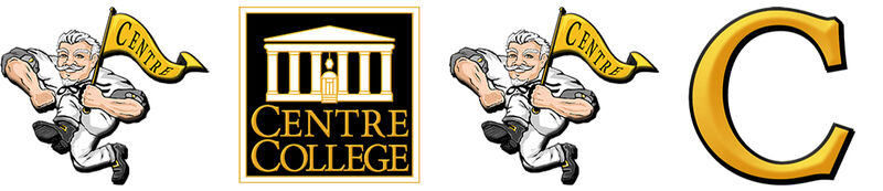 Centre College Praying Colonels No1 Custom Designed Grosgrain Ribbon Printed by the Yard - product image  