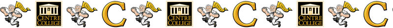 Centre College Praying Colonels No1 Custom Designed Grosgrain Ribbon Printed by the Yard - product image  