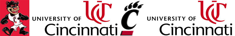 Cincinnati University Bearcats ver. No1 Custom Designed Grosgrain Ribbon Printed by the Yard - product image  