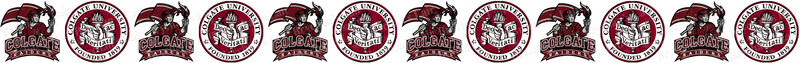 Colgate University Raiders Custom Designed Grosgrain Ribbon Printed by the Yard - product image  
