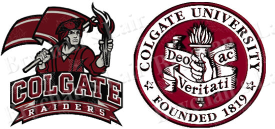 Colgate University Raiders Custom Designed Grosgrain Ribbon Printed by the Yard - product image  