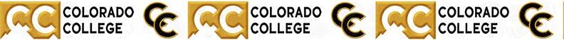 Colorado College Custom Designed Grosgrain Ribbon Printed by the Yard - product image  