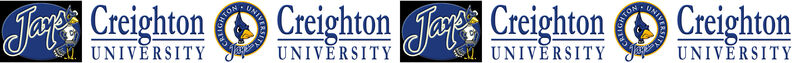 Creighton University Blue Jays ver. No1 Custom Designed Grosgrain Ribbon Printed by the Yard - product image  