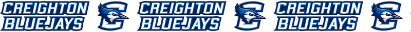 Creighton University Blue Jays ver. No3 Custom Designed Grosgrain Ribbon Printed by the Yard - product image  
