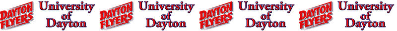 Dayton University Flyers Custom Designed Grosgrain Ribbon Printed by the Yard - product image  