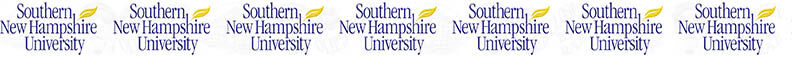 Southern New Hampshire University Custom Grosgrain Ribbon - product image  