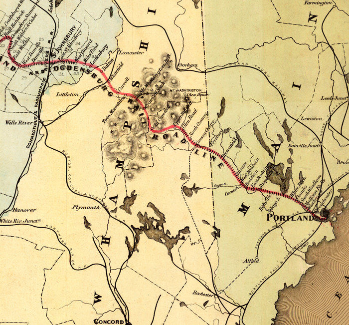 Vintage Old Map of Portland and - Il Fullxfull.422774408 Fiix Grande 