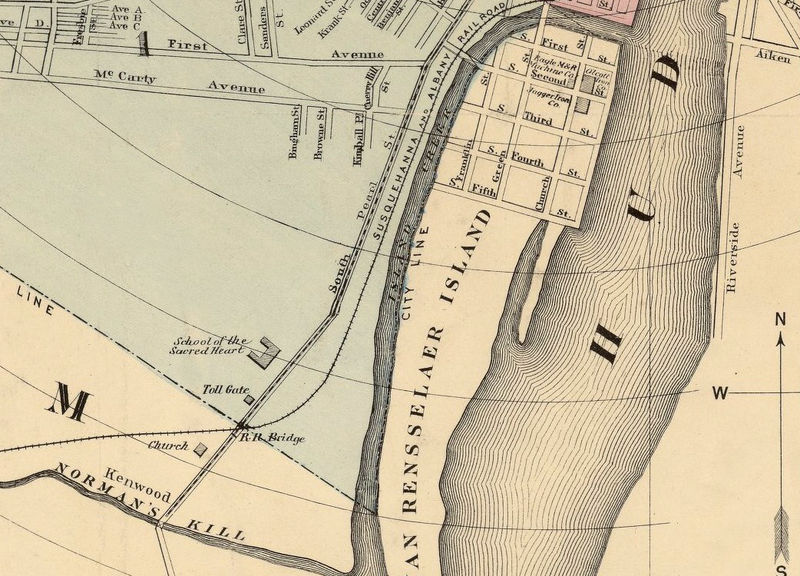 Old of Albany New York 1881 Vintage - Albany New York 1881 P Grande map of albany new york