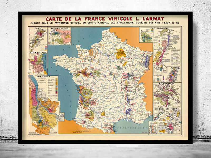  OLD THEMATIC POSTERS Collection - VINTAGE MAPS AND PRINTS 