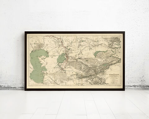 Old,French,map,of,Turkestan,and,neighbouring,countries,1876,turkestan, old map