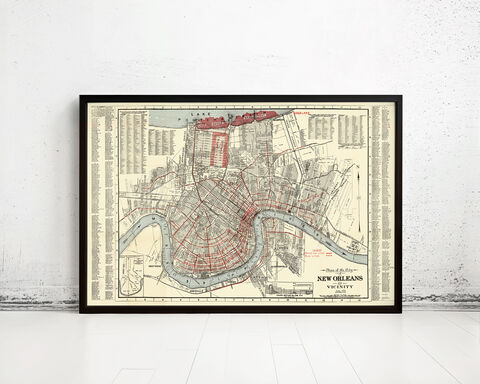 Old,Map,of,New,Orleans,1925,Vintage,Wall,Print,new orleans antique map, old maps for sale, buy map, new orleans poster, Art,Reproduction,Open_Edition,United_States,old_map,vintage_map,antique_map,new_orleans,new_orleans_poster,new_orleans_decor,new_orleans_gift,new_orleans_plan,new_orleans_map,map_of_