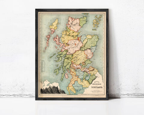 Old,Map,of,Scotland,1852,Vintage,|,Wall,Print,scotland,map of scotland,Art,Reproduction,Open_Edition,old_map,atlas,map_of_scotland,scotland_map,edinburgh,vintage_map_scotland,antique_map_scotland,retro,antique_map,vintage_map,scotish,decor