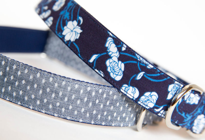 Dog Collar - Indigo Chambray Collection - product images  of 