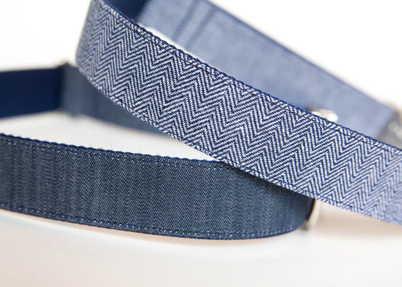 Dog Collar - Indigo Chambray Collection - product images  of 