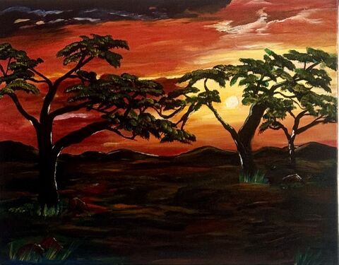 Africa,Sunset