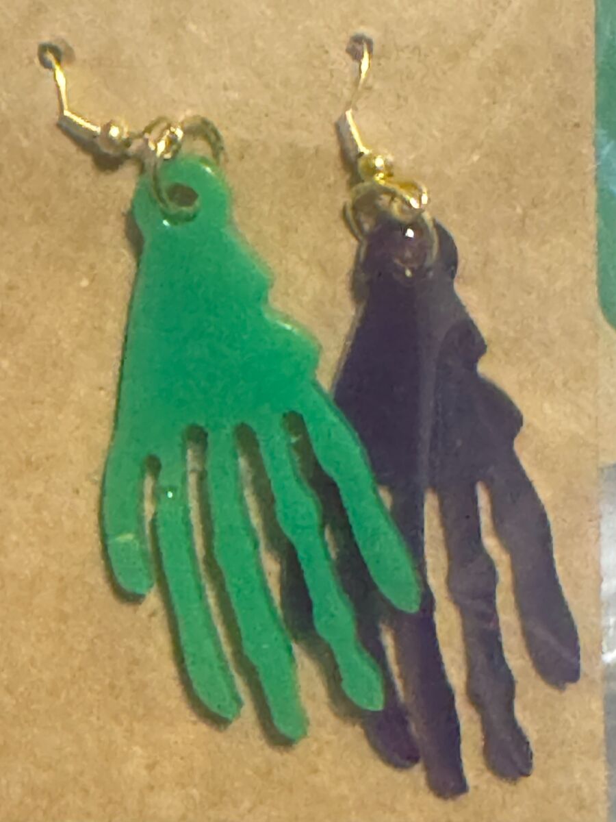 Skeleton Hand Earrings - product images  of 