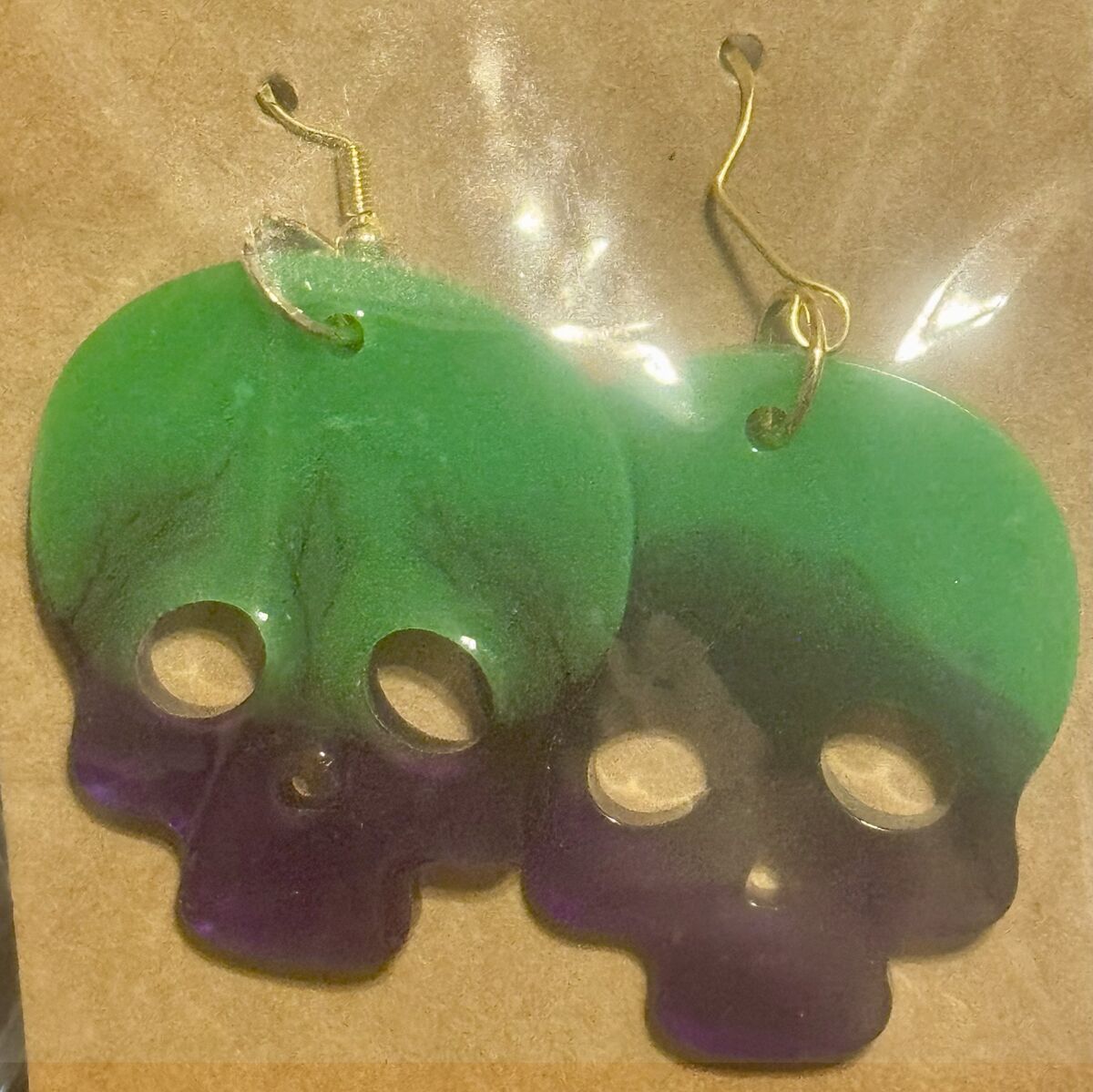 Gothic Skull Statement Earrings - product images  of 