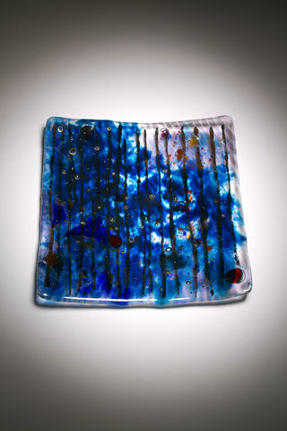 Fused,Art,Glass,Platter,Plate,PS-06,MADE,TO,ORDER,platter art glass giftware