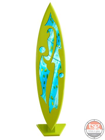 Art,Glass,Surfboard,02,MADE,TO,ORDER,fused glass, surfing, surfboards, Western Australian Art