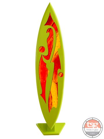 Art,Glass,Surfboard,03,MADE,TO,ORDER,fused glass, surfing, surfboards, Western Australian Art