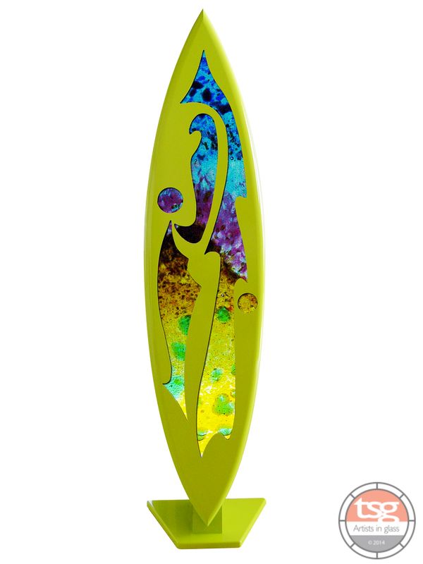 Art Glass Surfboard 04  MADE TO ORDER - product images