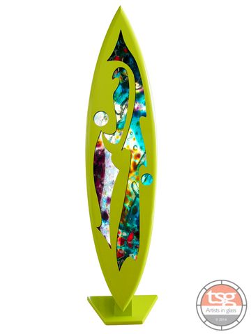 Art,Glass,Surfboard,07,MADE,TO,ORDER,fused glass, surfing, surfboards, Western Australian Art