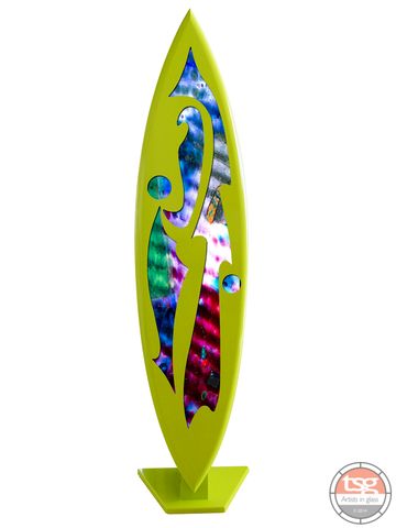 Art,Glass,Surfboard,08,MADE,TO,ORDER,fused glass, surfing, surfboards, Western Australian Art