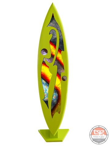 Art,Glass,Surfboard,10,MADE,TO,ORDER,fused glass, surfing, surfboards, Western Australian Art