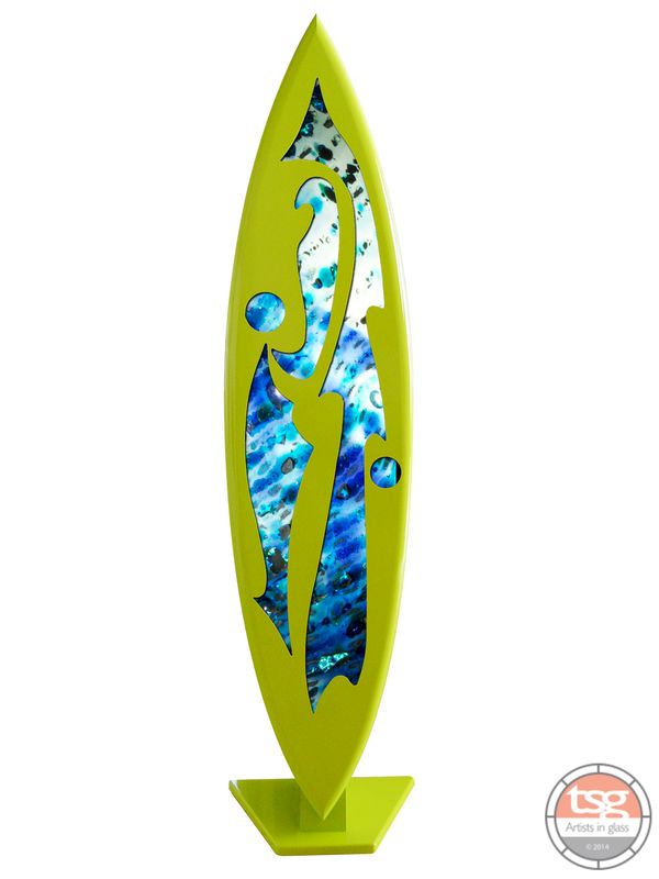 Art Glass Surfboard 11  MADE TO ORDER - product images