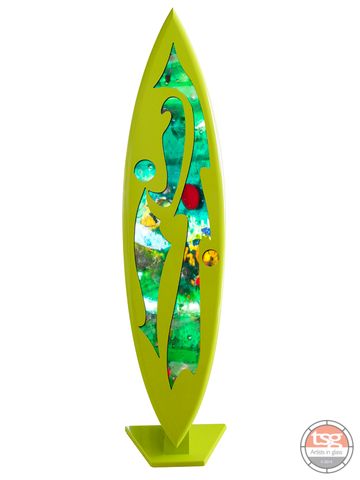 Art,Glass,Surfboard,13,MADE,TO,ORDER,fused glass, surfing, surfboards, Western Australian Art