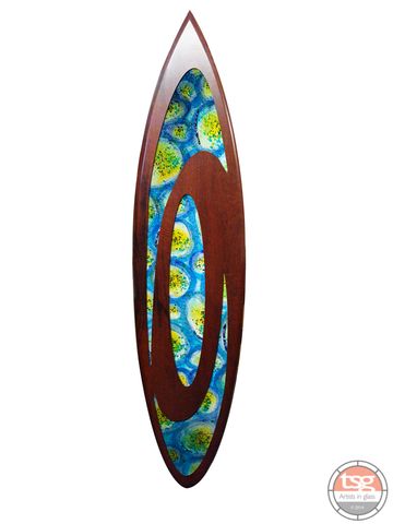 Art,Glass,Jarrah,Surfboard,02,MADE,TO,ORDER,fused glass, surfing, surfboards, Western Australian Art