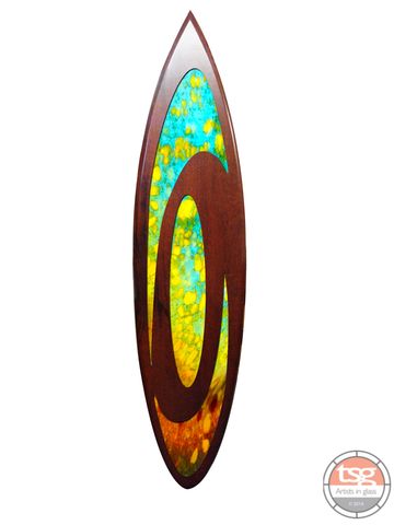 Art,Glass,Jarrah,Surfboard,07,fused glass, surfing, surfboards, Western Australian Art