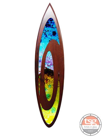 Art,Glass,Jarrah,Surfboard,15,fused glass, surfing, surfboards, Western Australian Art