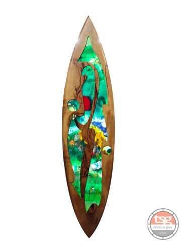 Art,Glass,Marri,Surfboard,03,fused glass, surfing, surfboards, Western Australian Art