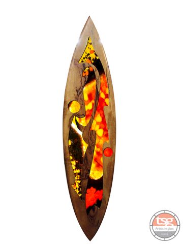Art,Glass,Marri,Surfboard,11,fused glass, surfing, surfboards, Western Australian Art