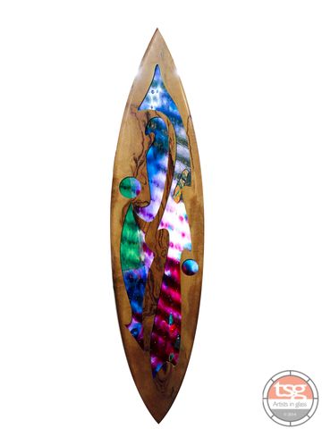 Art,Glass,Marri,Surfboard,13,fused glass, surfing, surfboards, Western Australian Art